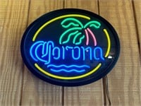 Lighted Corona Sign