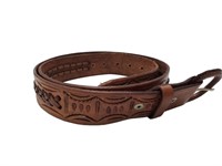Made In Mexico Leather Men's Belt   AUB12