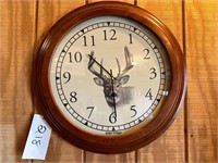 Wild Wings Deer Clock