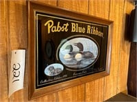 Pabst Blue Ribbon Common Loon Beer Mirror