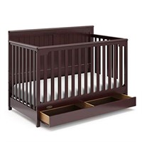 Graco Hadley 5-in-1 Convertible Crib with Drawer (