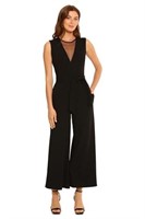 Maggy London Women's Illusion Jumpsuit Occasion Ev