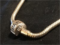 "Pandora" Style Marked Beaded Bracelet