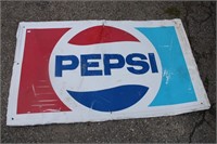 Pepsi Sign 3 x 5ft / Metal