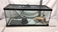 F11) VERY NICE WELL KEPT REPTILE TANK W/EXTRAS!