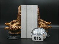 Pair of pheasant bookends 7” tall