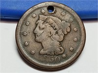 OF) 1850 us large cent