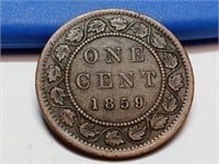 OF) 1859 Canada large cent