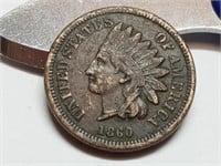 OF) 1860 Indian head penny