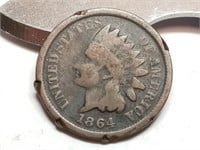 OF) 1864 Indian head penny