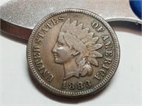 OF) Double head trick Indian Head Penny coin