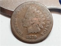 OF) Better date 1879 Indian head penny