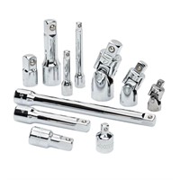 $28  1/4, 3/8, 1/2in. Drive Master Set (11-Piece)