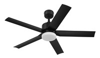 $20  Harbor Breeze 44-in LED Ceiling Fan, Black