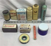 F12) LOT OF VINTAGE FIRST AID PRODUCTS