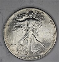 1936 s XF Walking Liberty Half Dollar