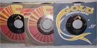 F9) Elvis Presley 45rpm records