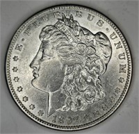 1897 Small S AU-BU Morgan Dollar