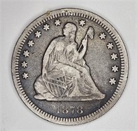 1878 Seated Liberty Quarter - $78 CPG