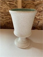Vintage California Pottery mint interior speckled