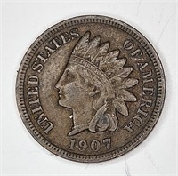 1907 AU Grade Indian Head Cent