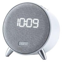 $50  iHome Bluetooth Alarm Clock - Dual USB, White