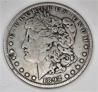 1892 s Semi Key Date Morgan Dollar