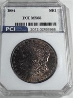 1884 MS65 Morgan Dollar -$225 CPG