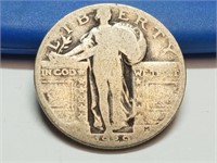 OF) 1929 standing liberty silver quarter