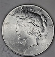 1927 s Better Date Peace Silver Dollar