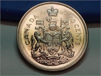 OF) BU 1965 Canada silver 50 cents