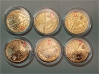 OF) Uncirculated American innovation dollar coins