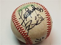 OF) Autographed baseball, authenticity unknown