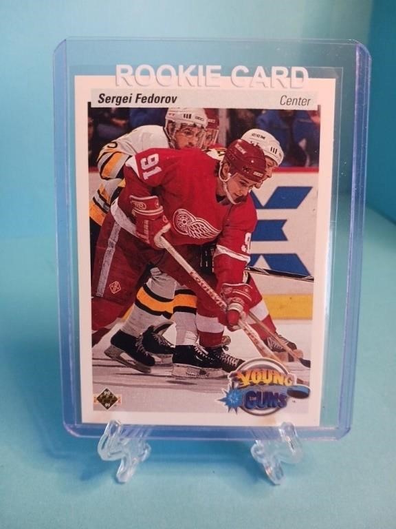 Of. Sergei Fedorov young guns Rookie card