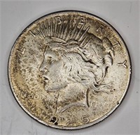 1925 Better Date Peace Silver Dollar