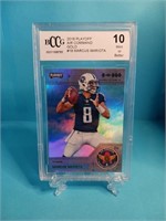 OF)  BCCG 2018 playoff Marcus Mariota  10 Mint