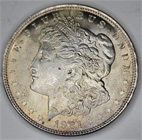 1921 P BU Prooflike Morgan Dollar