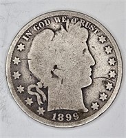 1899 Barber Half Dollar