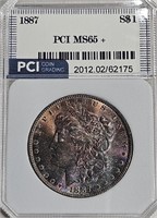 1887 MS65+ Morgan Dollar- $250 Median