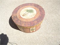 (E3) nice used hat box.  about 15" X 7".