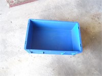 (E3) heavy duty plastic box/case.  Inside 22" X