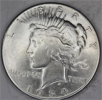 1934 s Semi Key Peace Silver Dollar