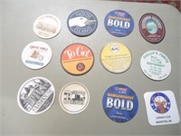 (E3) assortment of drink coasters.