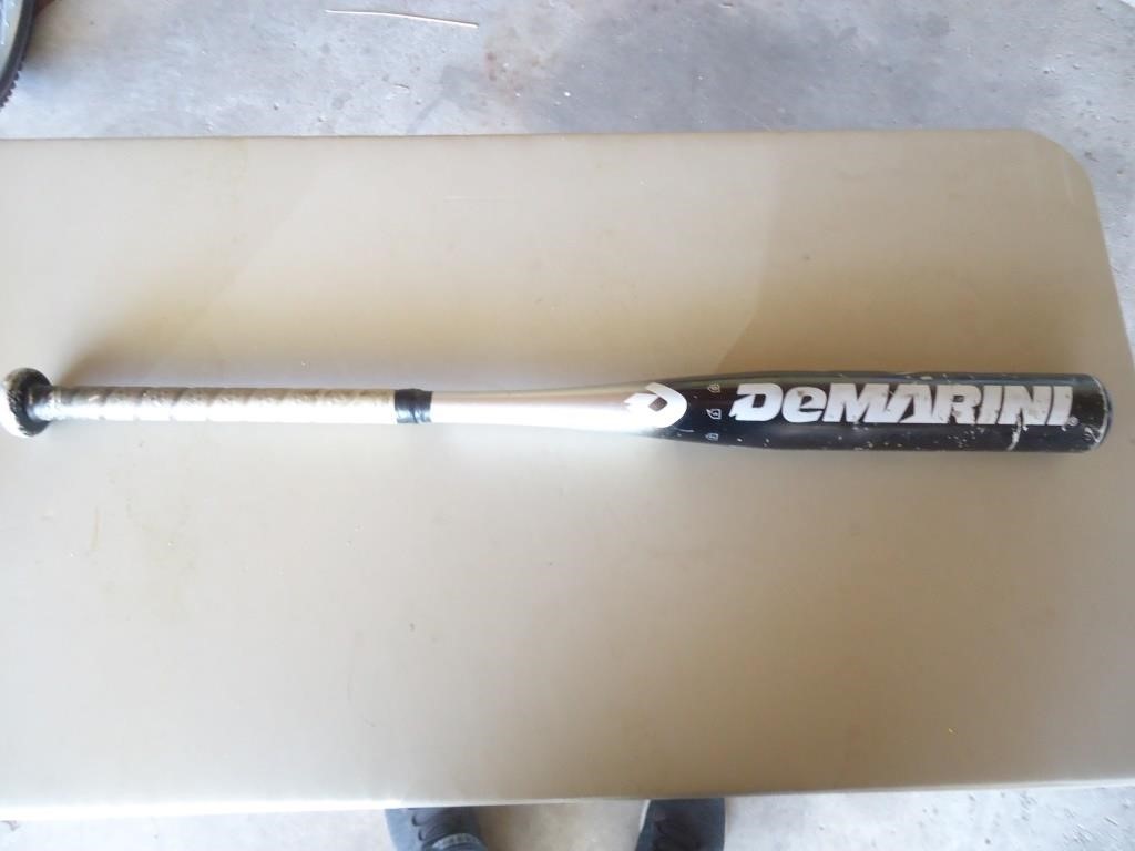 DeMarini 30" 19 oz DX-1 alloy bat.  A lot of