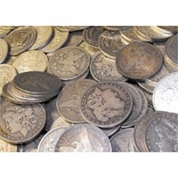 Lot of (100) Morgan Silver Dollars (ag-vg)
