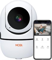 $45  MOBI HDX Baby Monitoring Camera, White