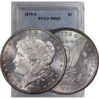 1879 s MS 63 PCGS Morgan Dollar