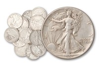 (20) Walking Liberty Half Dollars- 90% Silver