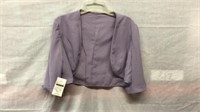 H1) PURPLE FORMAL TOP SIZE LARGE??