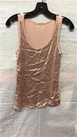 R4) WOMENS SMALL SPARKELY TANK, MAURICES BRAND